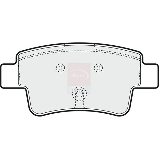 Apec Rear Brake Pad Set PD3221