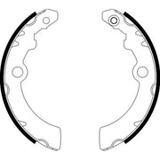 Textar 4 x Brake Shoe Set Axle Kit 91075200