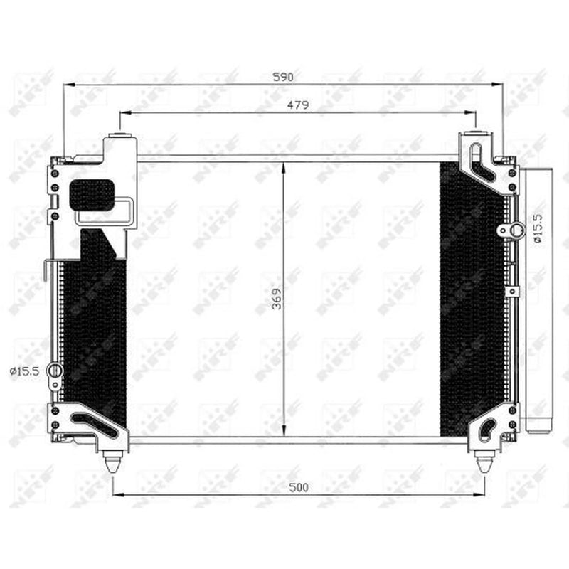 NRF Air Conditioning Condenser 35596