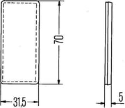 Hella 8RA 004 412-011 Reflector