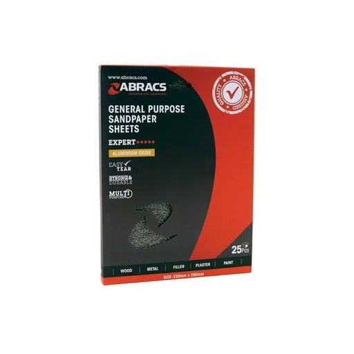 Abracs Sandpaper / Production Sheets P80 25pc - CPL