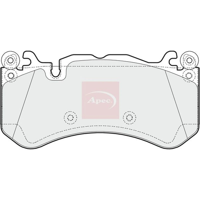 Apec Front Brake Pad Set PAD1616