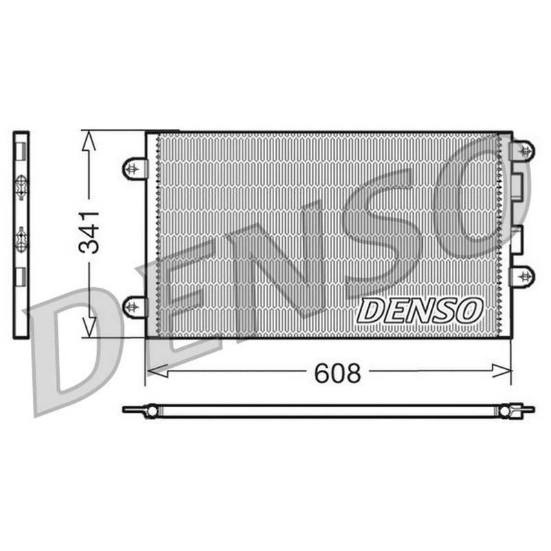 Denso Air Conditioning Condenser DCN01012