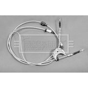 Borg & Beck Handbrake Cable Left Rear BKB1151