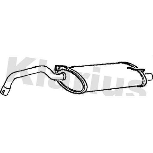 Klarius Box With Tail Pipe Rear VO264Q