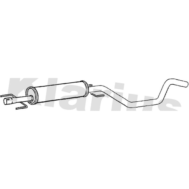 Klarius Box With Centre Pipe Centre GM787V