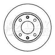 Key Parts 2 x Solid Front Brake Discs KBD4098
