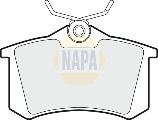 NAPA Rear Brake Solid Discs & Pads fits AUDI PEUGEOT RENAULT