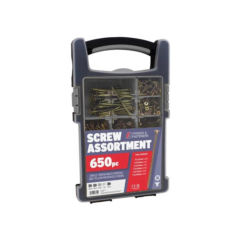 ForgeFix Multi-purpose Screw Organiser 650 Piece - OPMPS650Y