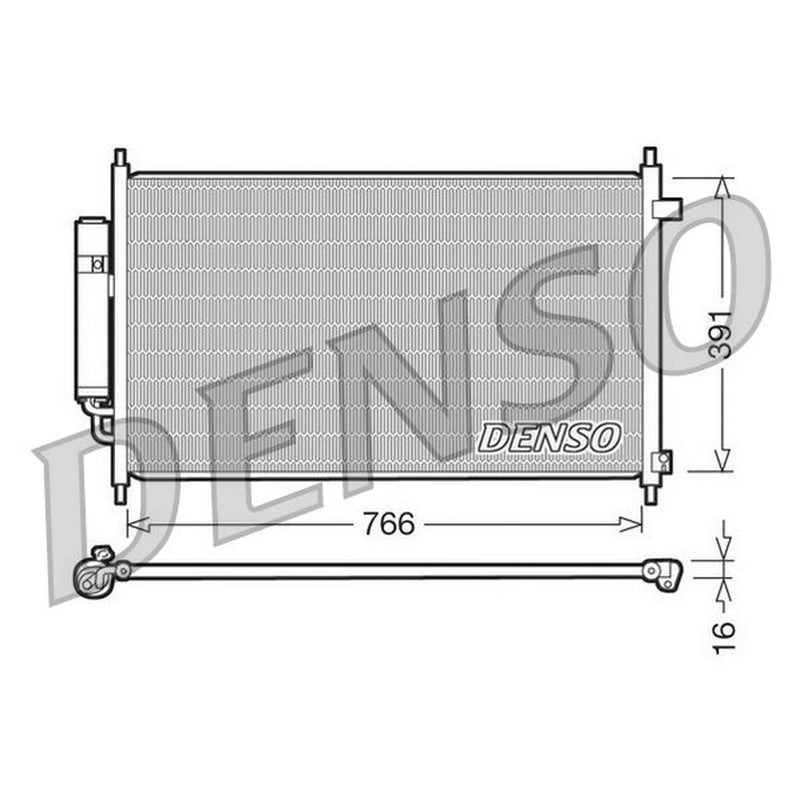 Denso Air Conditioning Condenser DCN40004