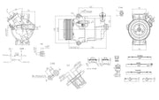 Hella 8FK 366 200-701 Compressor, air conditioning