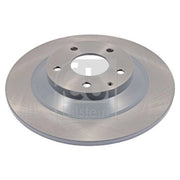 Febi 2 x Solid Rear Brake Discs 108430