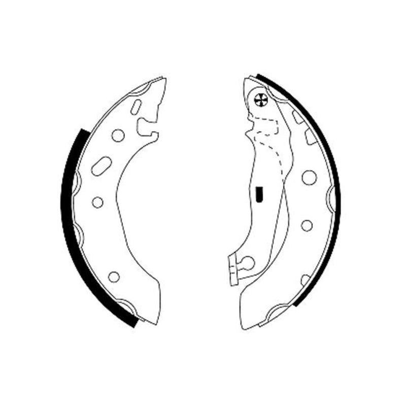 Mintex Brake Shoe Set Axle Kit MFR453