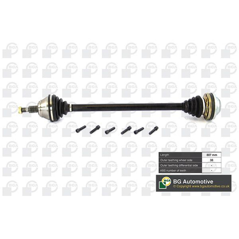 BGA CV Drive Shaft Driveshaft Front Right DS9625R