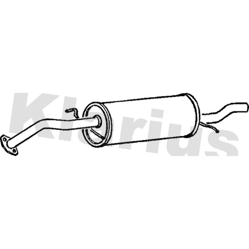 Klarius Box With Tail Pipe Rear MA286C