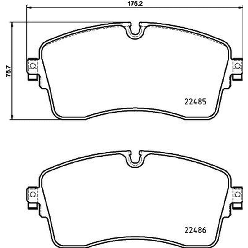 Mintex Front Brake Pad Set MDB4068