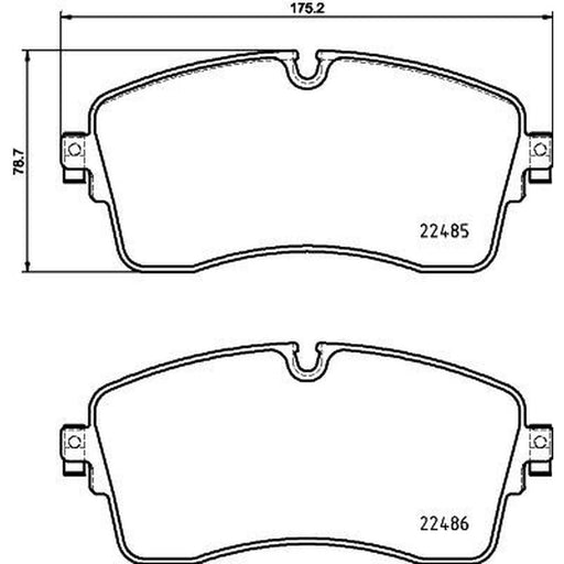 Mintex Front Brake Pad Set MDB4068