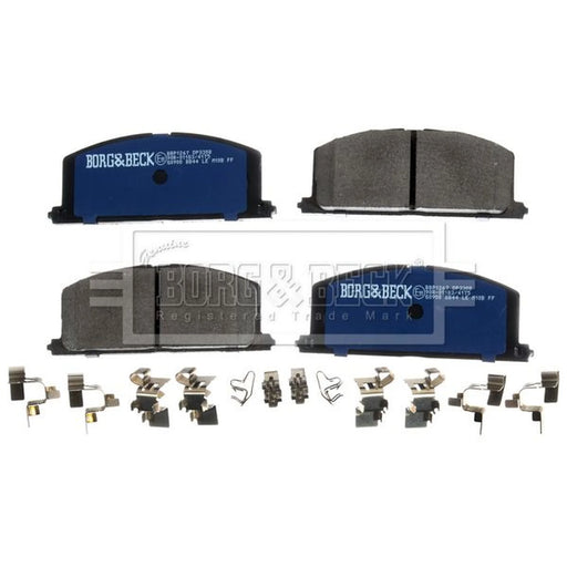 Borg & Beck 4 x Front Brake Pad Set BBP1267