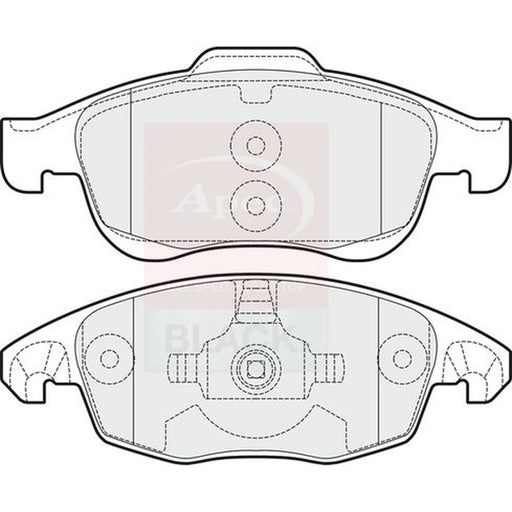 Apec Front Brake Pad Set PAD1525B