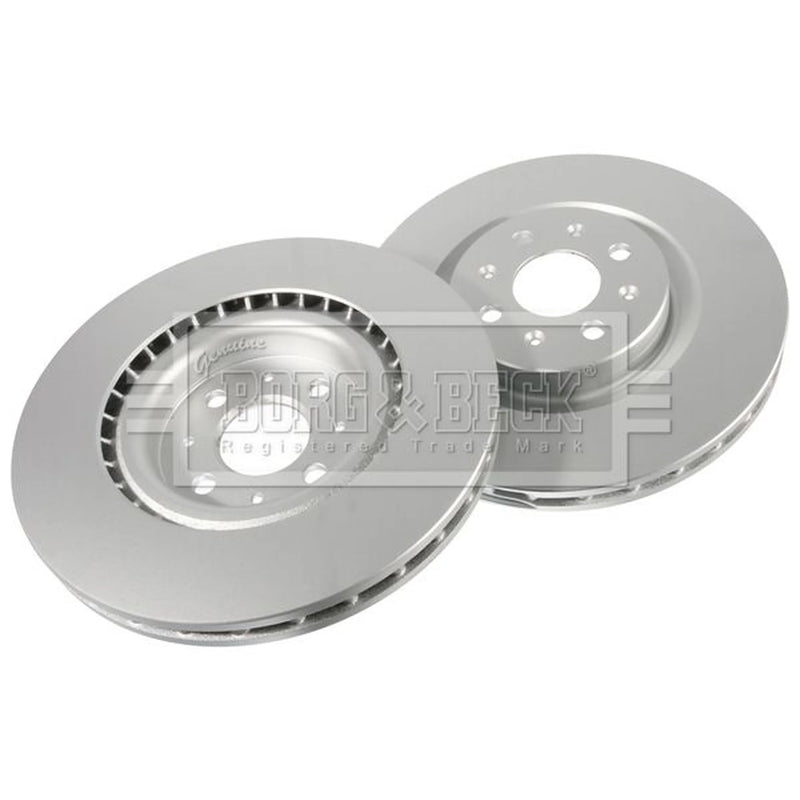 Borg & Beck 2 x Vented Front Brake Discs BBD5407
