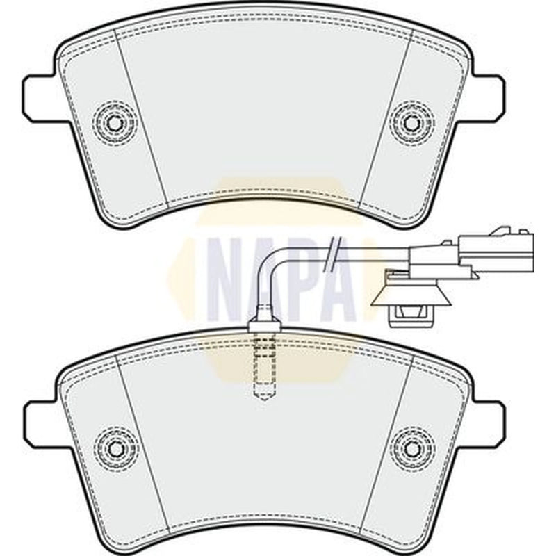 NAPA Front Brake Pad Set NBP1542