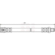 Apec Brake Hydraulic Hose Line Rear HOS3687