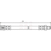 Apec Brake Hydraulic Hose Line Rear HOS3687