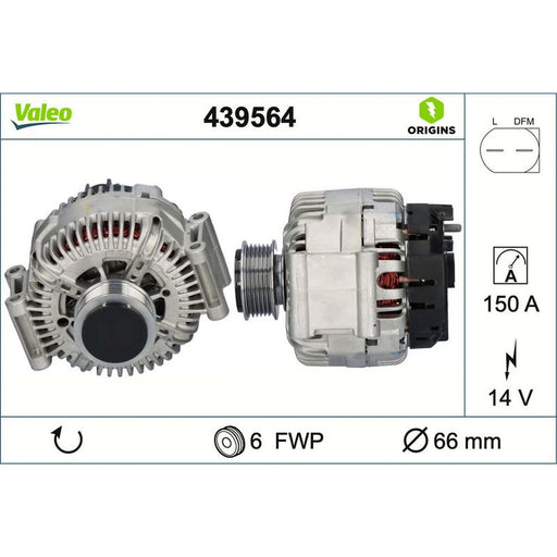 Valeo Car Alternator 12V 439564