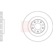 Apec 2 x Vented Rear Brake Discs DSK3386