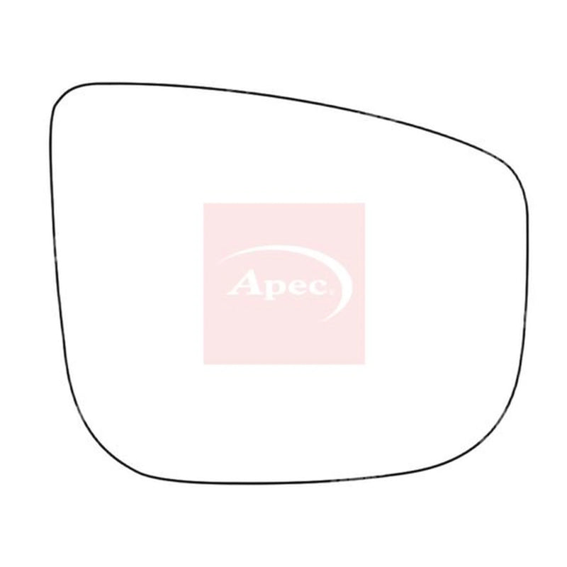 Apec Exterior Wing Mirror Glass Right AMS2012