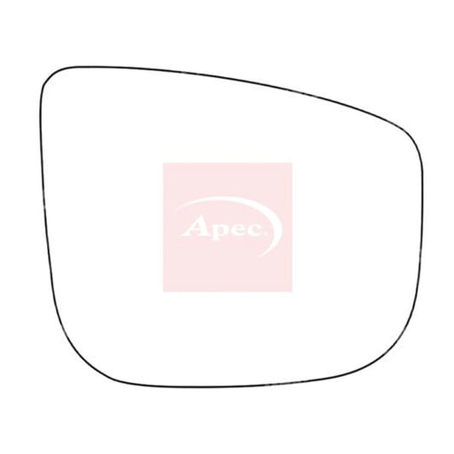 Apec Exterior Wing Mirror Glass Right AMS2012