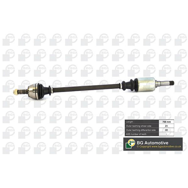 BGA CV Drive Shaft Driveshaft Front Right DS1405R