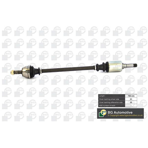 BGA CV Drive Shaft Driveshaft Front Right DS1405R