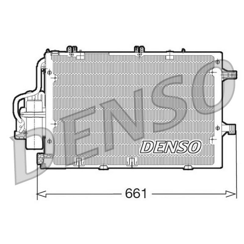 Denso Air Conditioning Condenser DCN20015