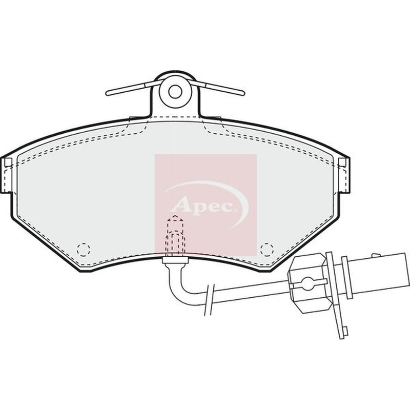Apec Front Brake Pad Set PAD1152