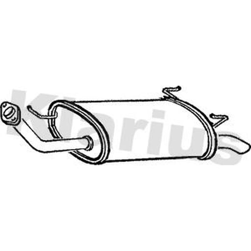 Klarius Box With Tail Pipe Rear DN522P