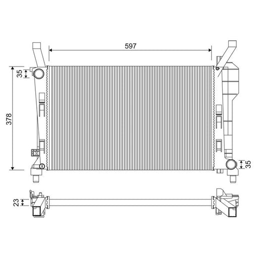 Valeo Engine Radiator 701336