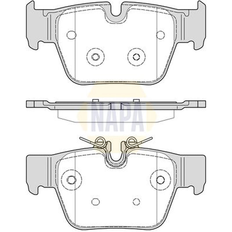NAPA Rear Brake Pad Set NBP1918