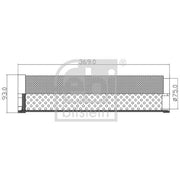Febi Engine Air Filter 173532