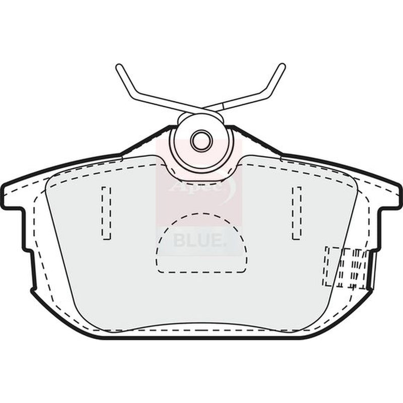 Apec Rear Brake Pad Set PD3027