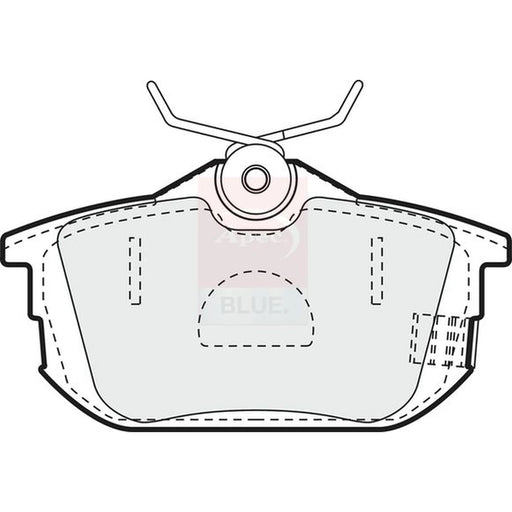 Apec Rear Brake Pad Set PD3027