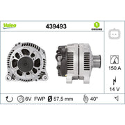 Valeo Car Alternator 12V 439493