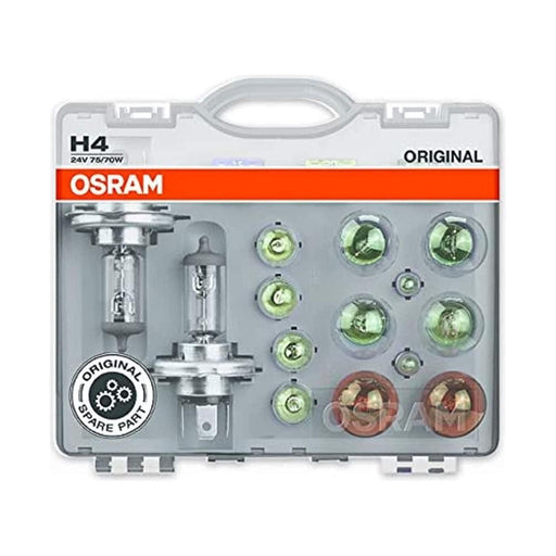 Osram CLKH424V lamp kit, 24V H4, 12 lamps, 3 flat fuse, in in a box Osram  - Town Parts