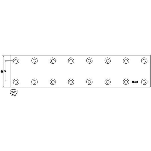 Textar Textar Cv Brake Lining Set 1549402 1549402