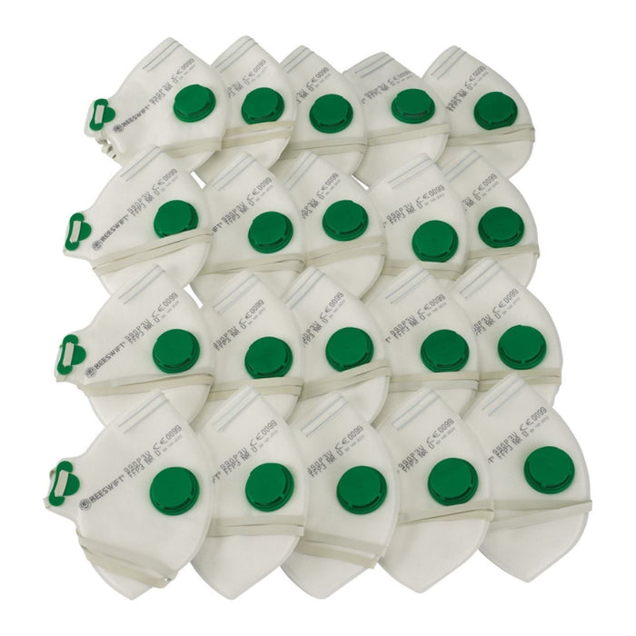 Draper FFP3 Fold Flat Mask SI MOD, White (Pack of 20) 20628 Draper  - Town Parts