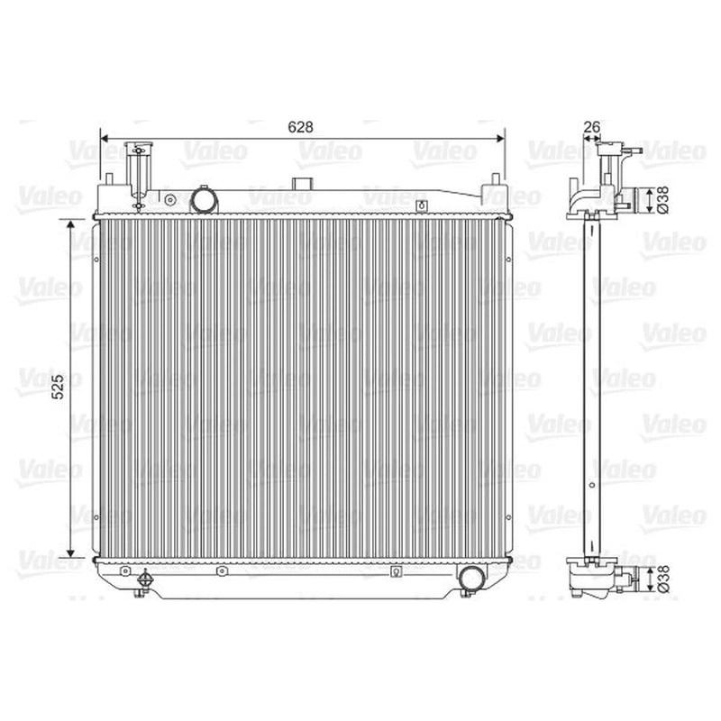 Valeo Engine Radiator 701591