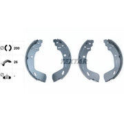 Textar Brake Shoe Set Axle Kit 91082200
