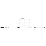 Apec Handbrake Cable Left Rear CAB1024