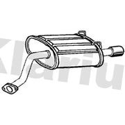 Klarius Box With Tail Pipe Rear HA337D