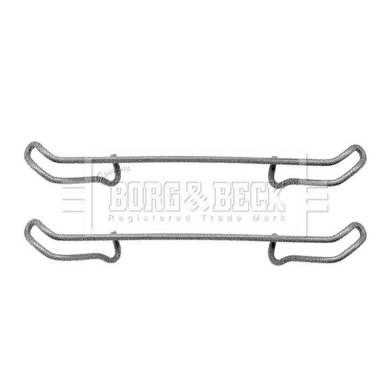 Borg & Beck Brake Pad Accessory Fitting Kit Front BBK1045